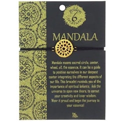 Armband Mandala, gulddouble, Fairmined