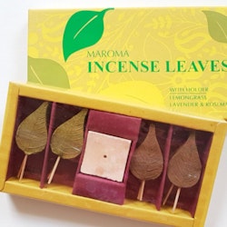 Rökelse, Incense leafs Citrongräs & Lavendel-rosmarin, Maroma