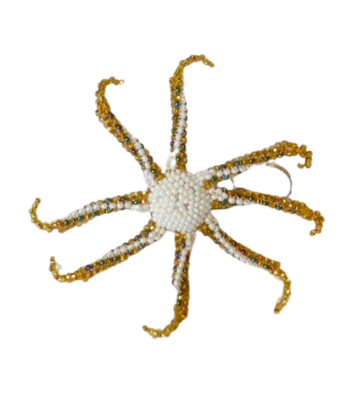 Nyckelring av glaspärlor, bläckfisk "Octopus"