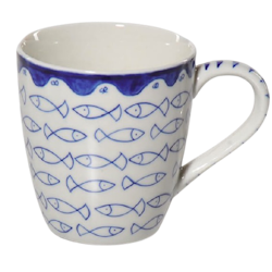 Mugg, "Fiskstim", keramik