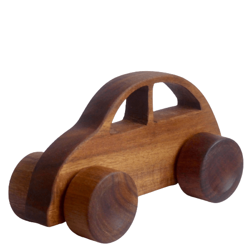 Auto Bubblan är en leksaksbil i trä, enkel och stabil. Skänker glädje länge. Till barn äldre än 3 år. Fair Trade.
