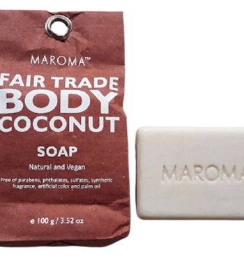 Maroma Body Coconut Soap, ekologisk fast kokostvål