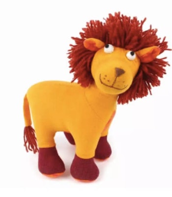 Lejon, soft toy, handvävd bomullstyg, Sri Lanka
