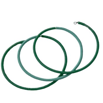 Armband Scoobietråd, spiral, grön