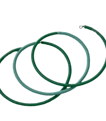 Armband Scoobietråd, spiral, grön