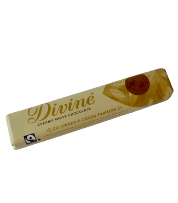 Divine chokladbar, vit choklad