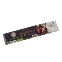 Chokladbar Espresso, mörk choklad, krämig fyllning