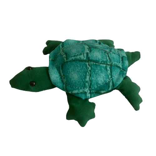 Sanddjur, liten sköldpadda, grön