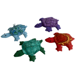 Sanddjur, liten sköldpadda, lila