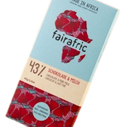 Fairafric, mjölkchoklad 43%, ekologisk