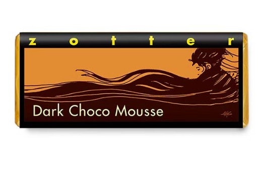 Zotter, Dark Choco Mousse, chokladmousse, pralin, ekologisk Fair Trade.