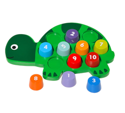 Sifferlek, Sköldpadda med sifferknoppar 1 - 10