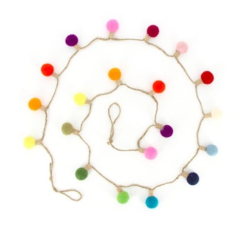 Girlang Glödlampor, multicolor, tovad