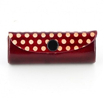 Läppstift, Etui, fodral med spegel, Polka Dots