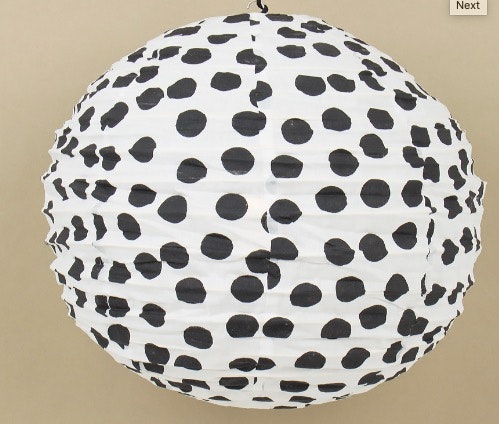 Lampskärm Big Dot L, 80 cm, Afroart