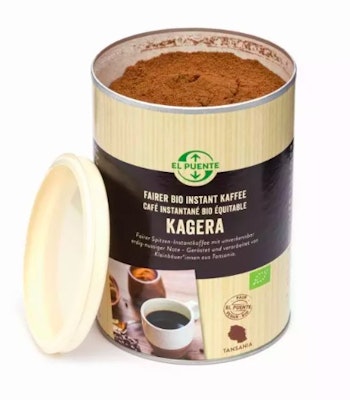 Kaffe Kagera, ekologiskt spraytorkat snabbkaffe, 150g, Tanzania