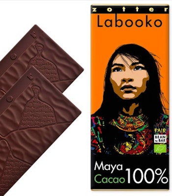 Zotter Labooko, Maya 100%, ren mörk choklad, ekologisk
