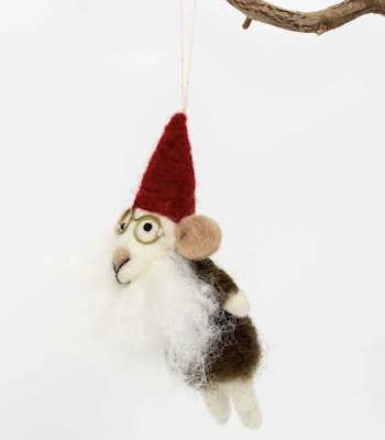Julhänge Mouse Santa Father, tovad, Afroart