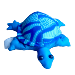 Sanddjur, liten sköldpadda, blå
