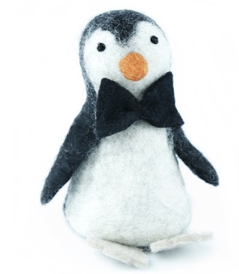Pingvin Pingu i frack, handtovad, Fair Trade