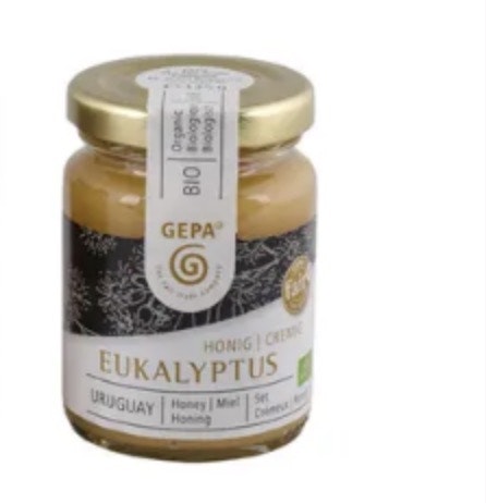 Äkta Eukalyptushonung, från eukalyptusblommor och utan tillsatt eukalyptusolja. Urugyay. Ekologisk, 125g