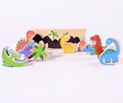 Balansspel i trä, Dinos värld, tolv delar
