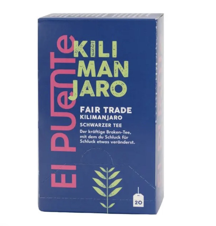 Kilimanjaro är ett kraftigt, klassiskt svart te, här som påste, i premium-kvalitet som kommer från några av Tanzanias bästa små teodlingar. Fair Trade.