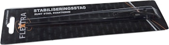 Runda svarta extraljusstag 2-pack