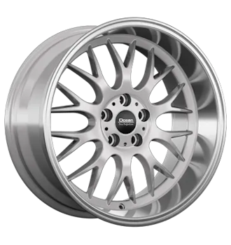 Ocean Wheels, Super DTM silver diamond + Däck 215/35R18 (Volvo 200 - 700 - 900 serien)