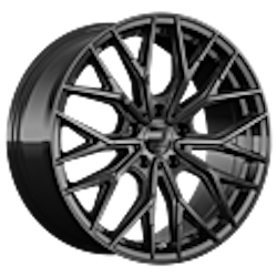 2DRV, WH37, 20´´ 5x112 schwarz glanz lackiert + däck 235/50R20 & 255/45R20 (Audi Q4)