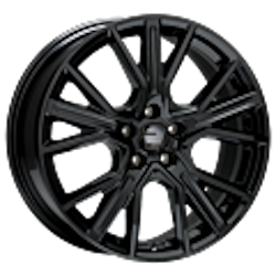 2DRV, WH34, 19´´ 5x112  schwarz glänzend lackiert + däck 245/50R19 (BMW IX3)
