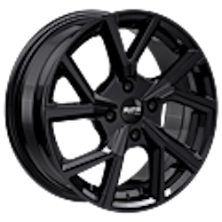Platin, P115, 16´´ 4x108 black shiny + Däck 205/55R16 (Citroen E-C3 & E-C3 Aircross)