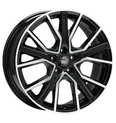 2DRV, WH34, 20´´ 5x112 schwarz hochglanzpoliert + Däck 235/50R20 & 255/45R20 (Audi Q4)