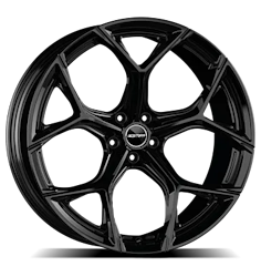 GMP, Ultrivity, 19´´ 5x112 glossy black + däck 235/55R19 & 255/50R19 (Audi Q4)
