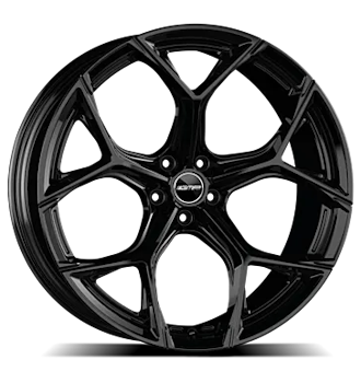 GMP, Ultrivity, 19´´ 5x112 glossy black + däck 235/55R19 & 255/50R19 (Audi Q4)