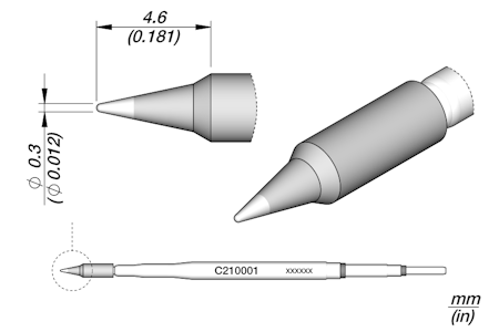 Conical Cartridge Ø 0.3