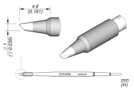 Bevel Cartridge Ø 1