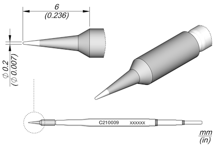 Conical Cartridge Ø 0.2