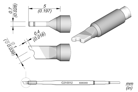 Round Connector Cartridge Ø 1