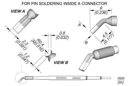 Pin / Connector Cartridge Ø 0.8