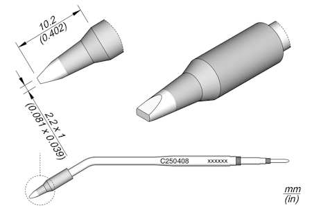 Chisel Cartridge 2.2 x 1