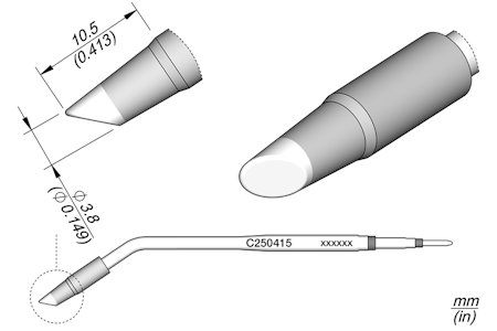 Bevel Cartridge Ø 3.8