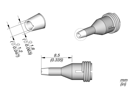 Pad Cleaning Tip Ø 1.2
