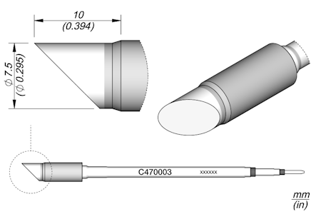 Bevel Cartridge Ø 7.5