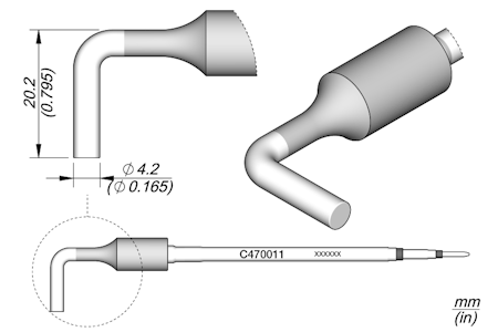 L Shape Cartridge Ø 4.2
