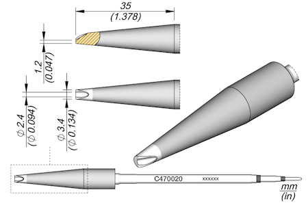 Barrel Cartridge Ø 2.4
