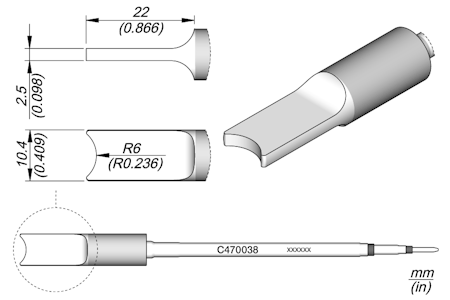 Pin / Connector Cartridge R 6