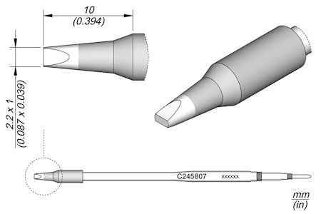 Chisel Cartridge 2.2 x 1 L