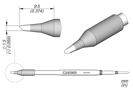 Bevel Cartridge Ø 1.5