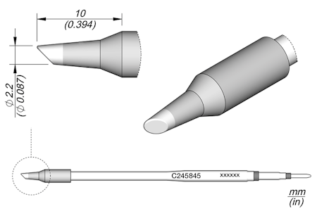 Bevel Cartridge Ø 2.2 L